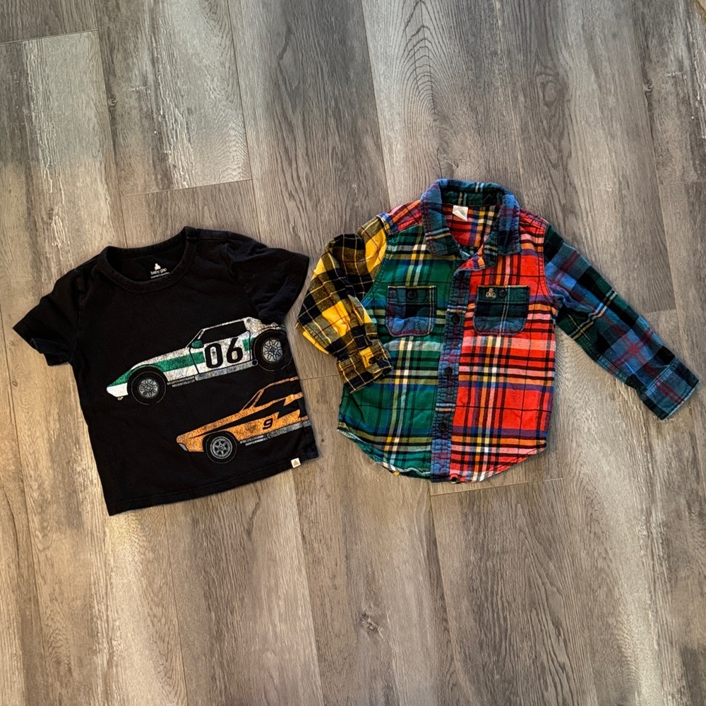 Two Baby GAP 3T Boy’s Shirts